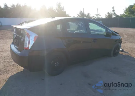 2012 Toyota Prius Three from USA, damaged, VIN JTDKN3DU5C5477457